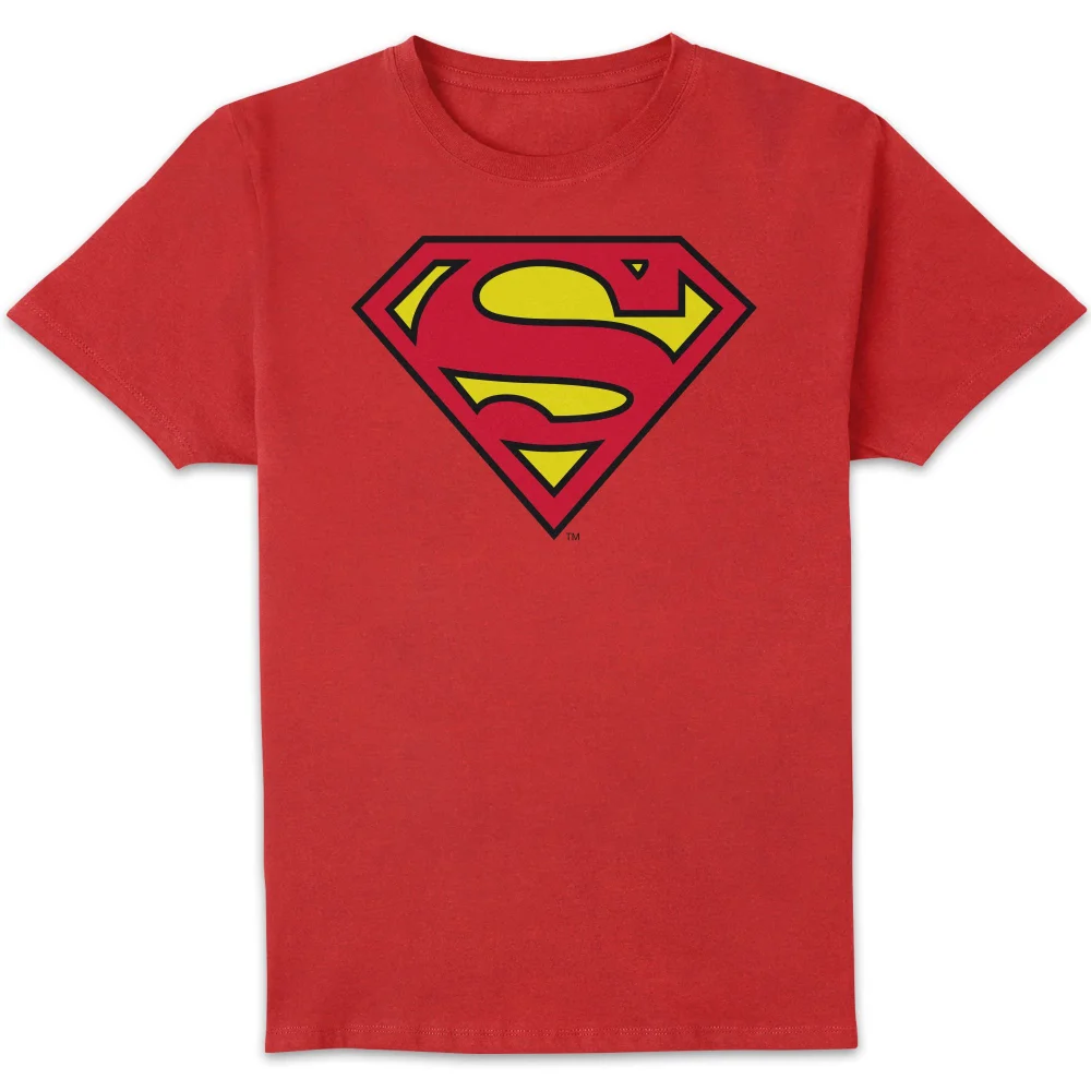 Official Superman Shield Men's T-Shirt - Red - S Afbeelding 1