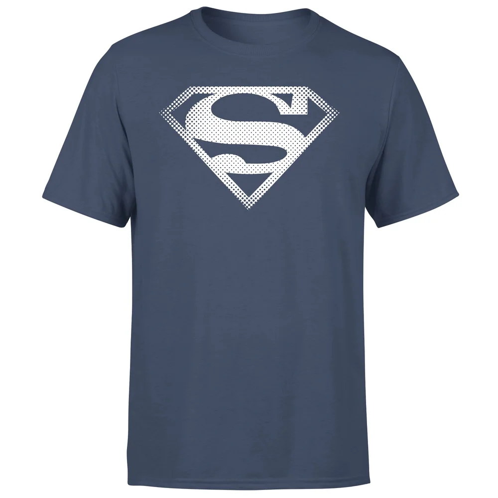 Superman Spot Logo Men's T-Shirt - Navy - S Afbeelding 1