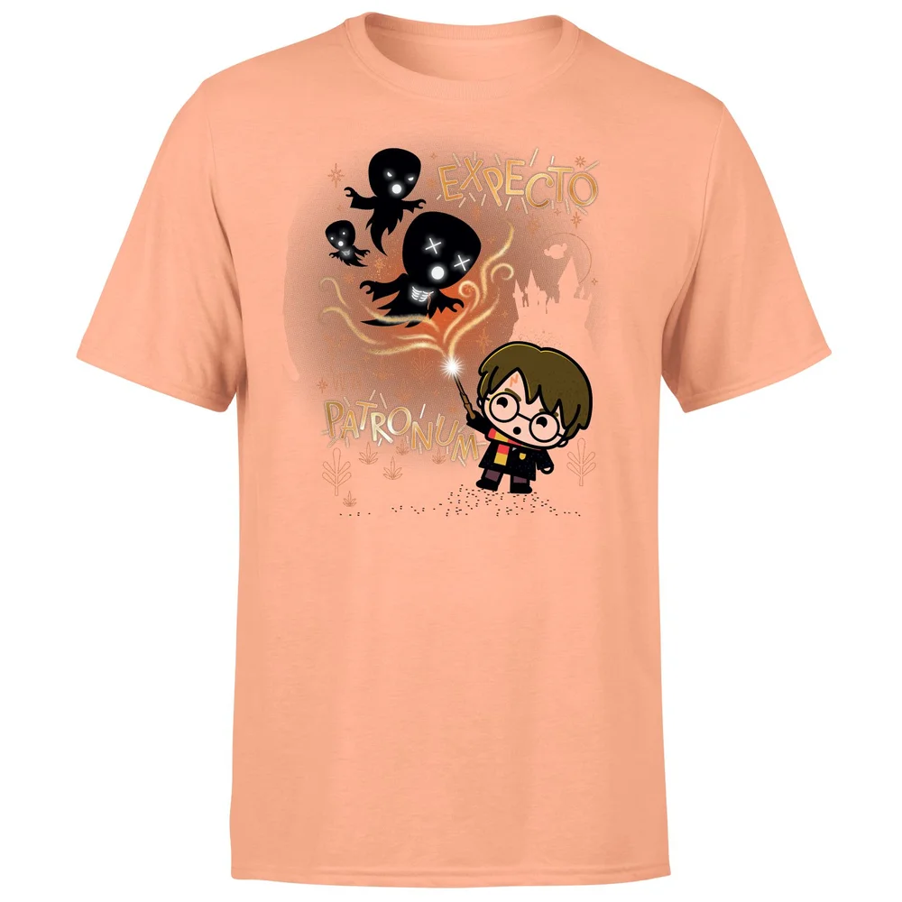Harry Potter Kids Expecto Patronum Men's T-Shirt - Coral - S Afbeelding 1