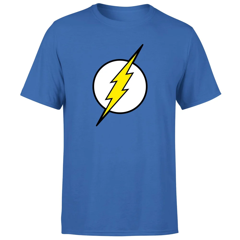 Justice League Flash Logo Men's T-Shirt - Blue - S Afbeelding 1
