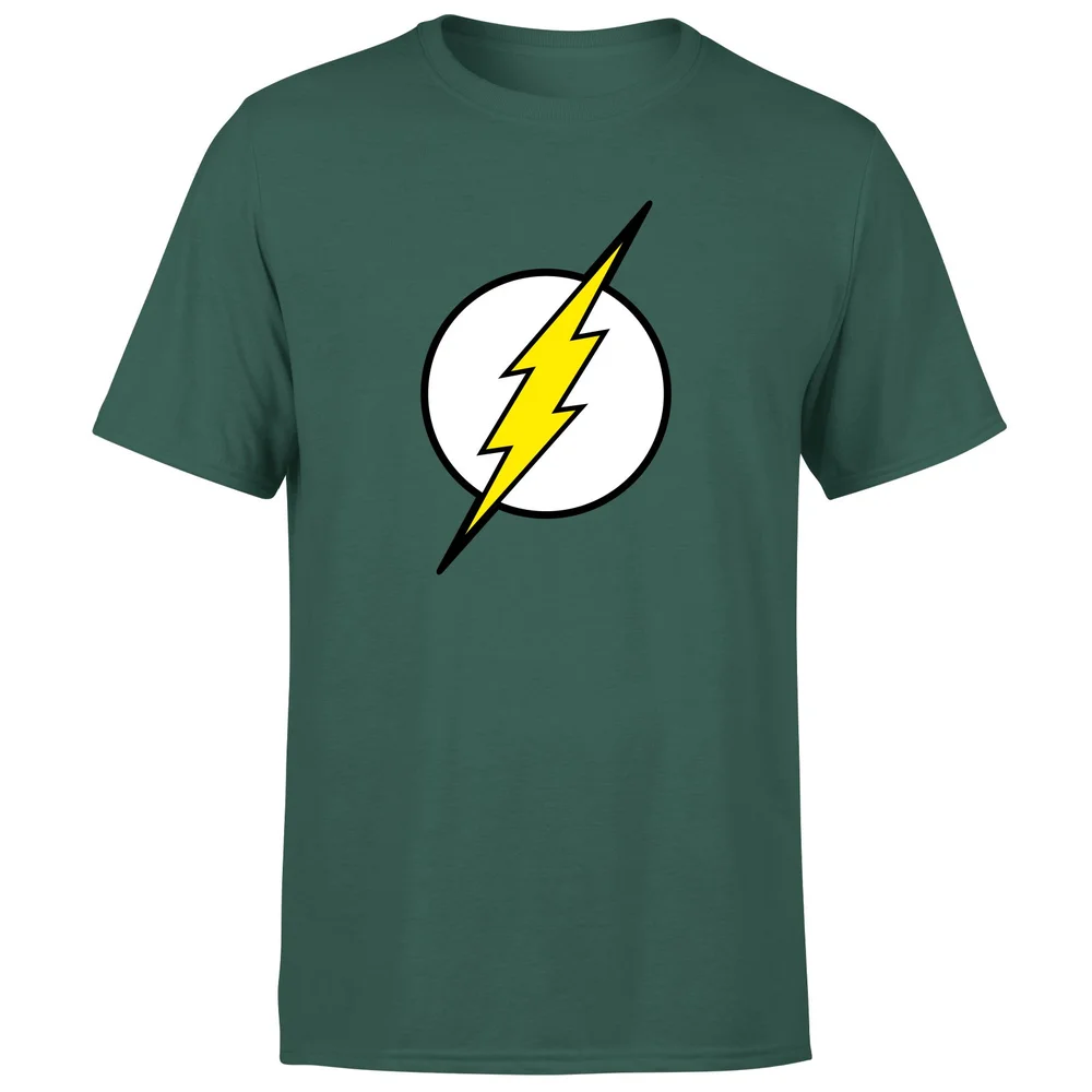 Justice League Flash Logo Men's T-Shirt - Green - S Afbeelding 1