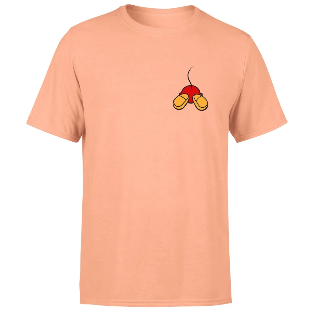 Disney Mickey Mouse Backside Men's T-Shirt - Coral - S Afbeelding 1