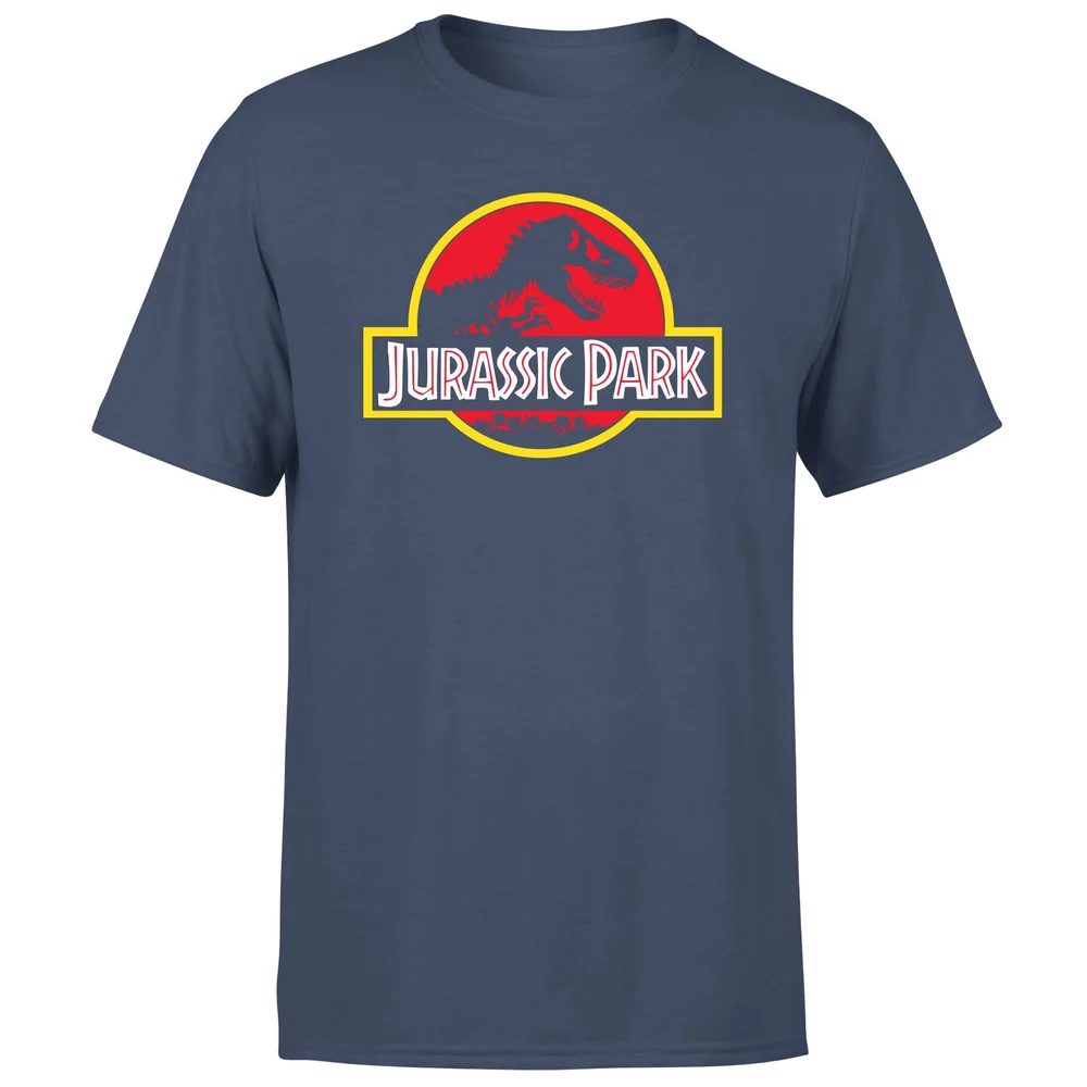 Jurassic Park Logo Men's T-Shirt - Navy - S Afbeelding 1