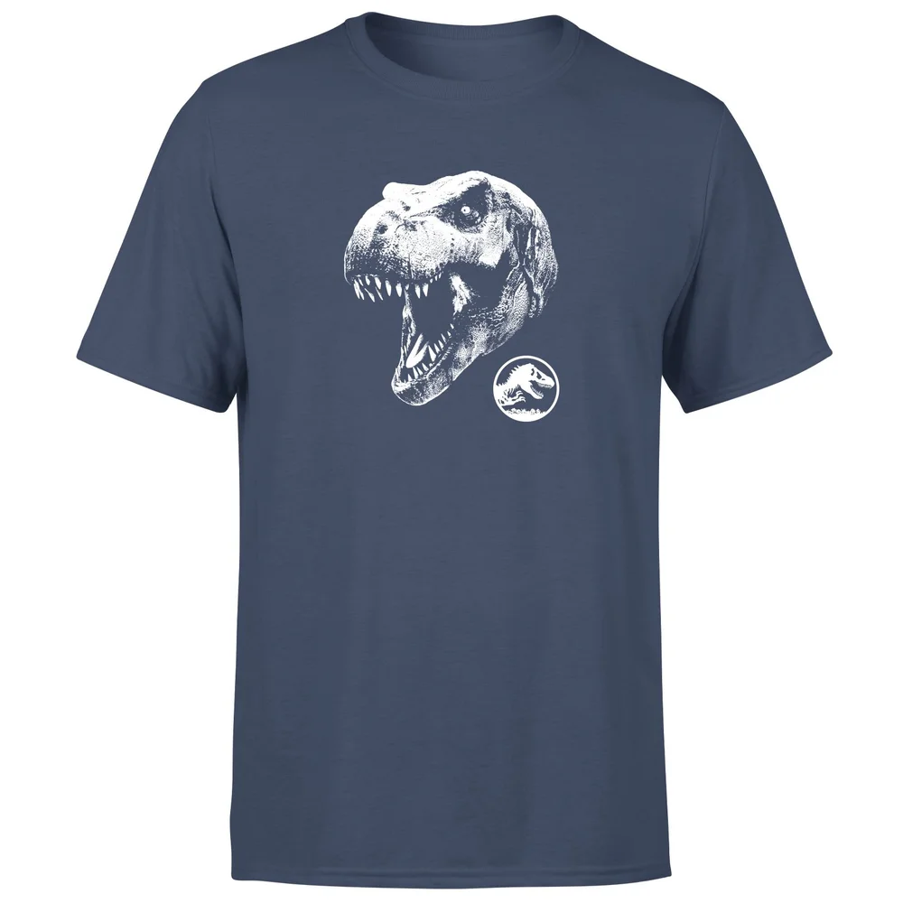 Jurassic Park T Rex Men's T-Shirt - Navy - S Afbeelding 1