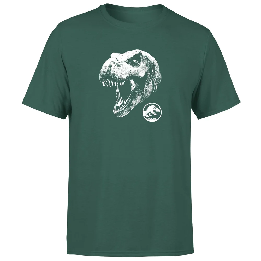 Jurassic Park T Rex Men's T-Shirt - Green - S Afbeelding 1