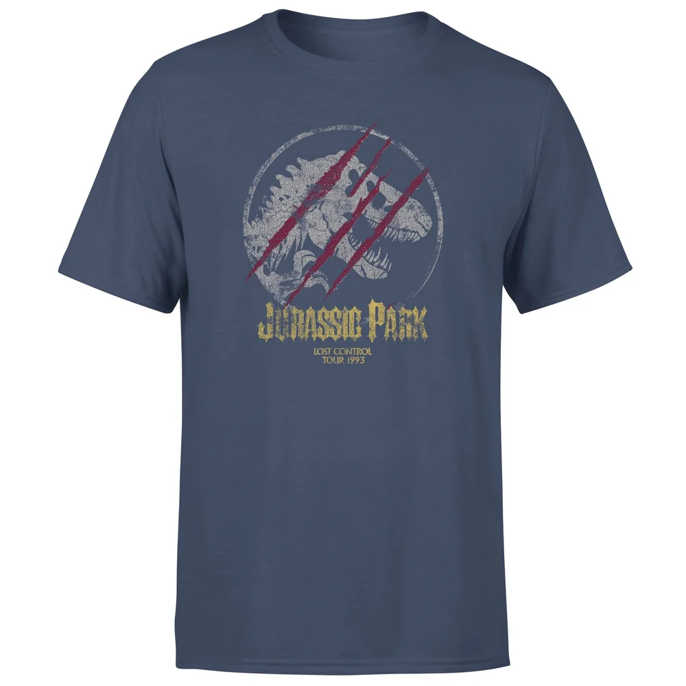 Jurassic Park Lost Control Men's T-Shirt - Navy - S Afbeelding 1