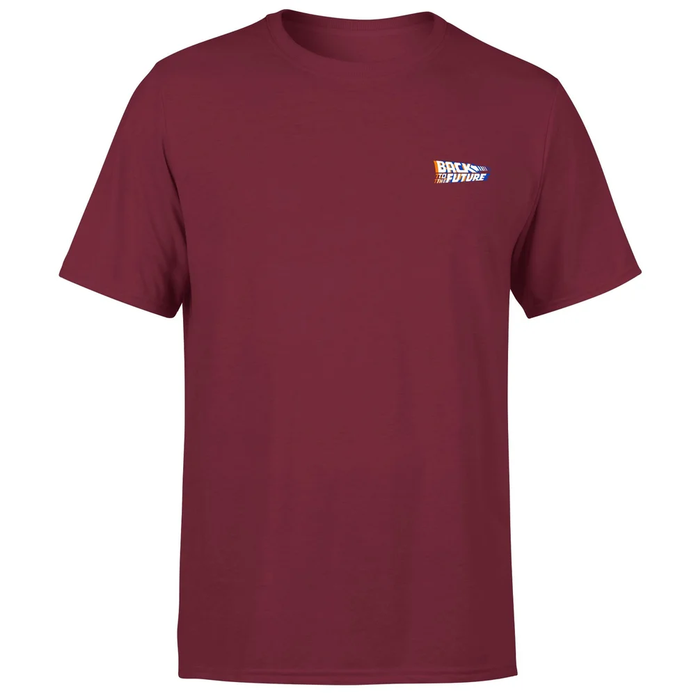 Back To The Future Men's T-Shirt - Burgundy - S Afbeelding 1