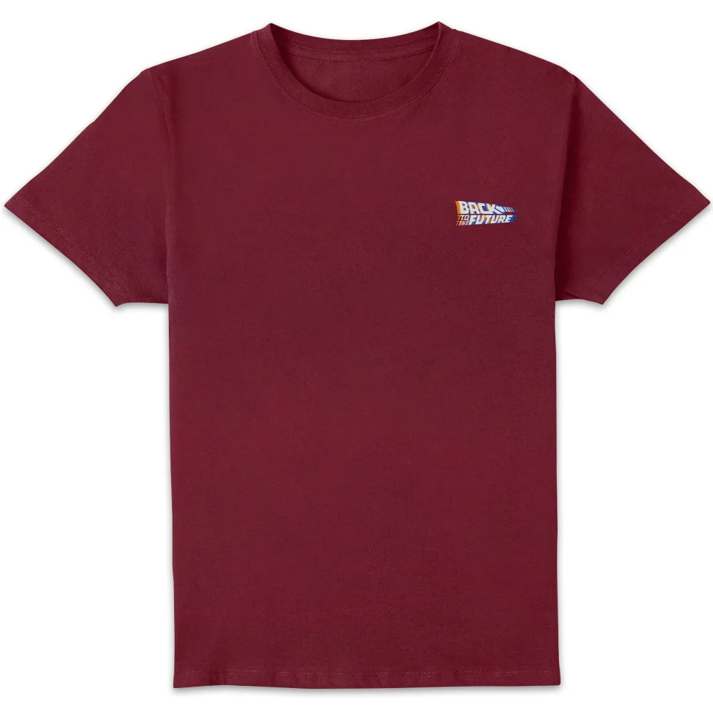 Back To The Future Men's T-Shirt - Burgundy - S Afbeelding 1
