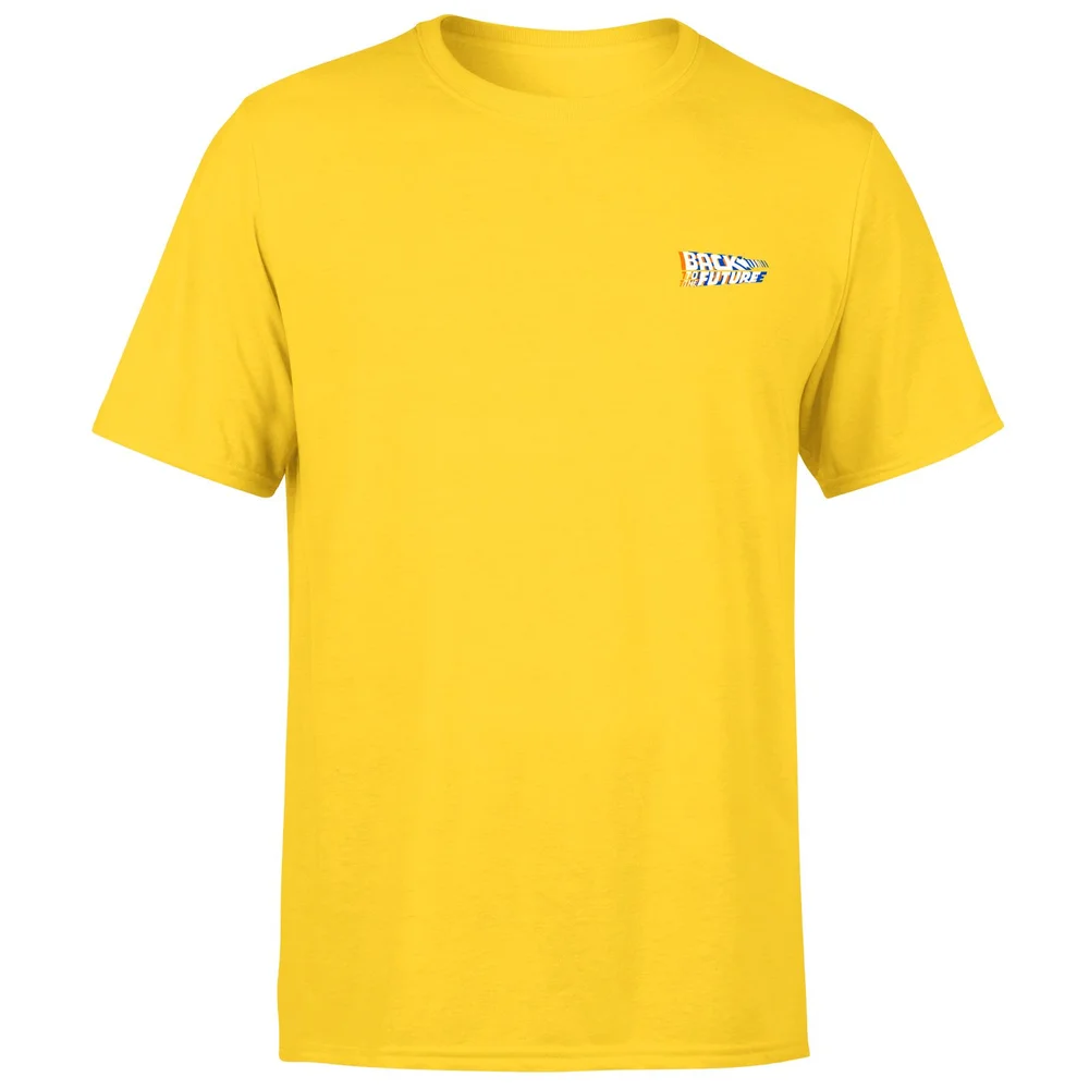 Back To The Future Men's T-Shirt - Yellow - S Afbeelding 1