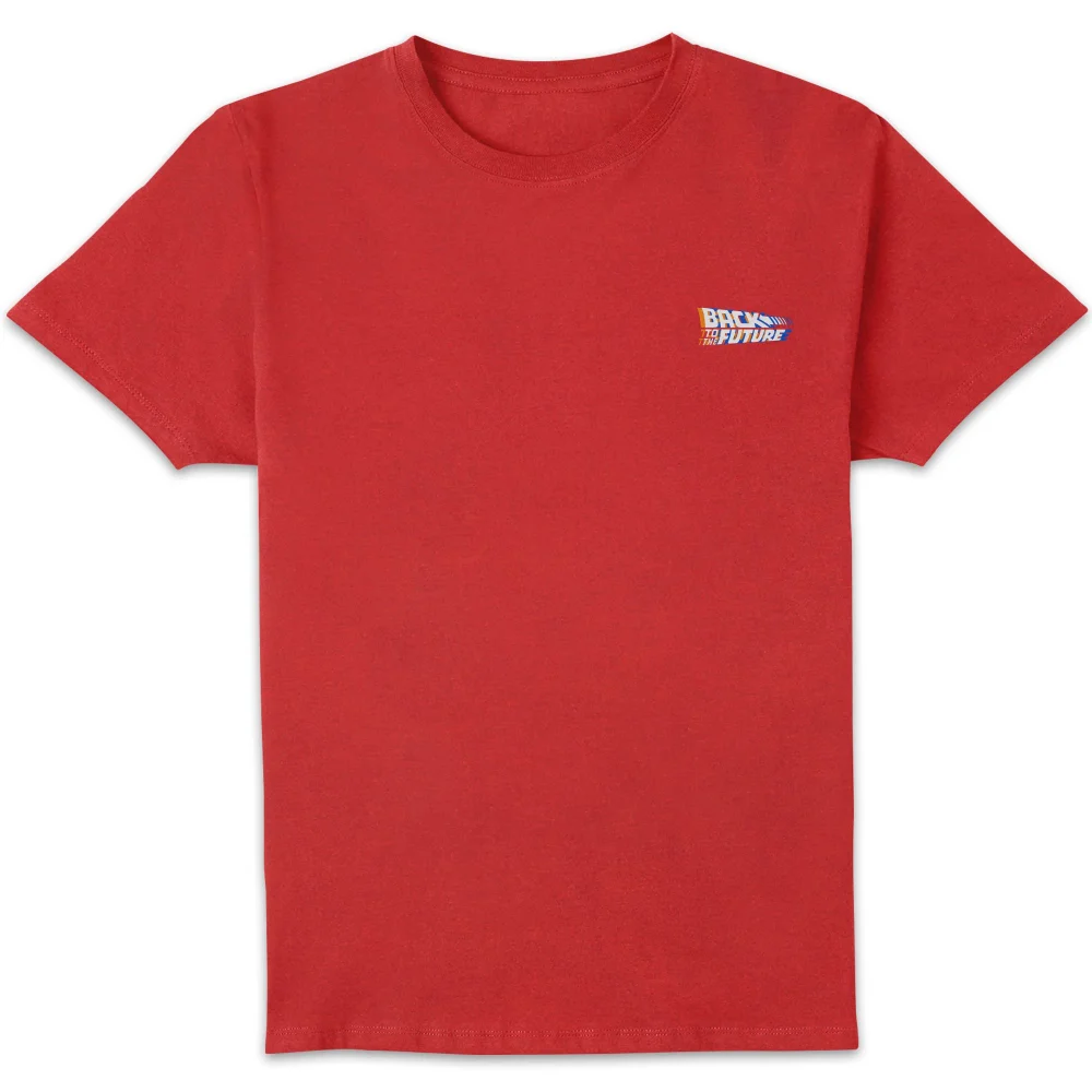 Back To The Future Men's T-Shirt - Red - S Afbeelding 1