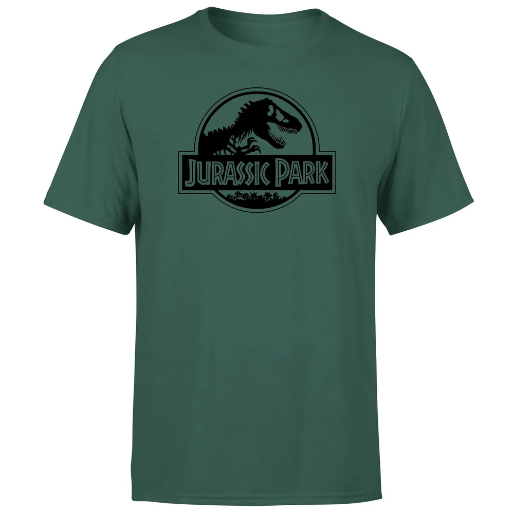 Jurassic Park Logo Men's T-Shirt - Green - S Afbeelding 1