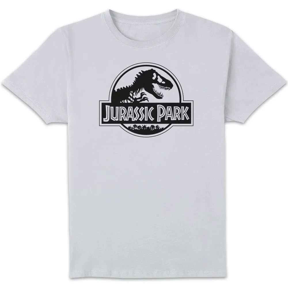 Jurassic Park Logo Men's T-Shirt - White - S Afbeelding 1