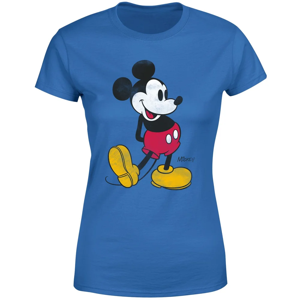 Disney Mickey Mouse Classic Kick Women's T-Shirt - Blue - XS Afbeelding 1
