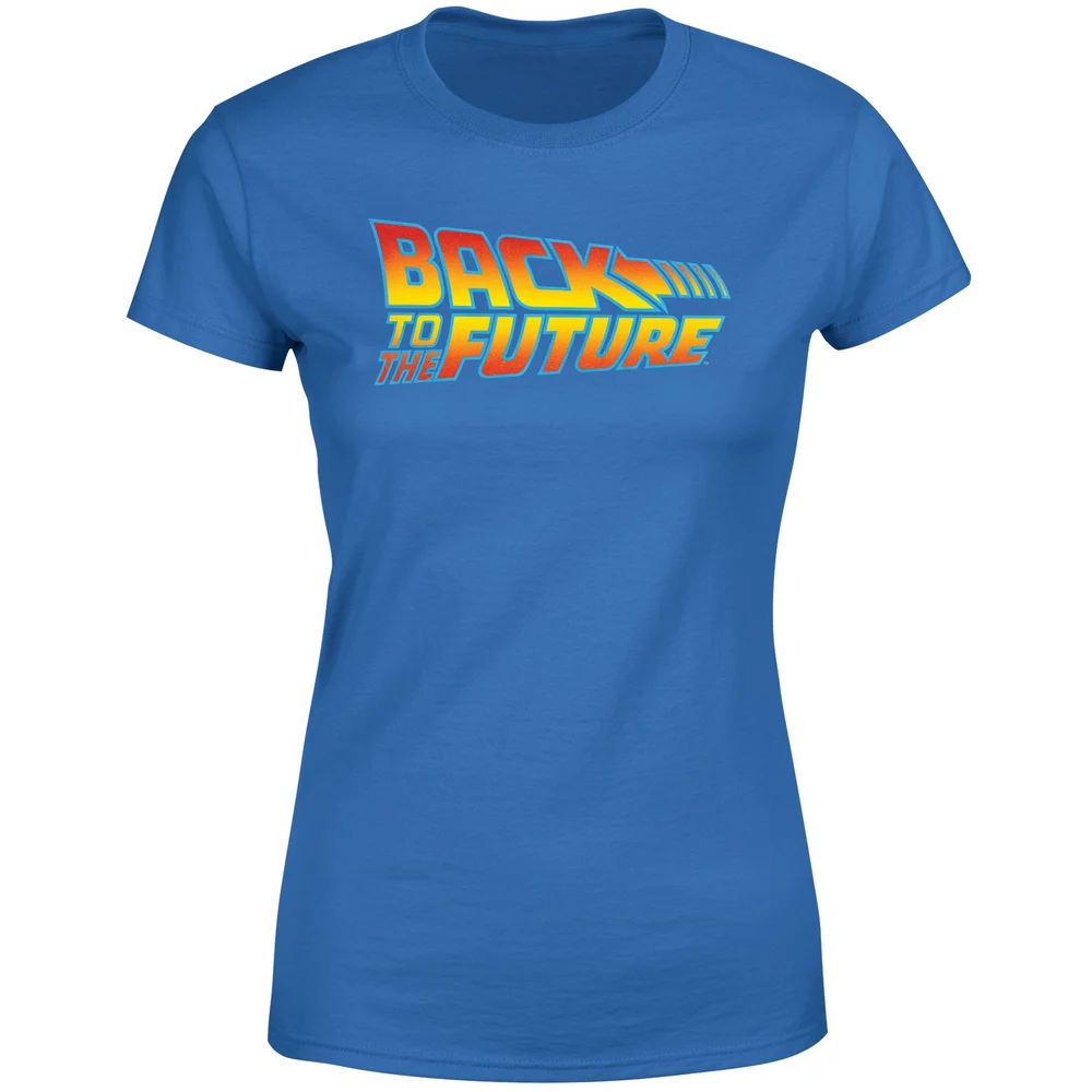 Back To The Future Classic Logo Women's T-Shirt - Blue - S Afbeelding 1