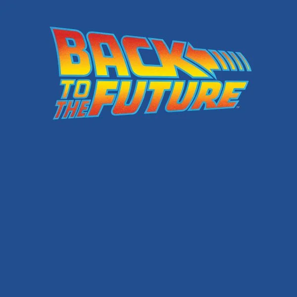 Back To The Future Classic Logo Women's T-Shirt - Blue