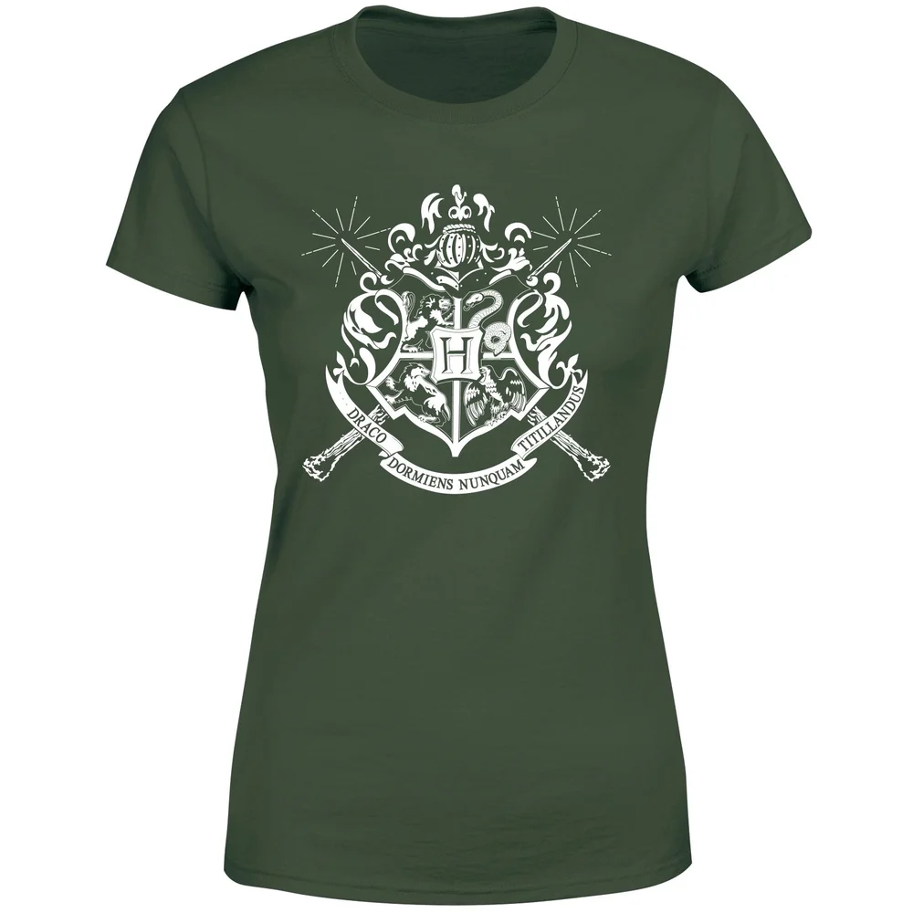 Harry Potter Hogwarts House Crest Women's T-Shirt - Green - XS Afbeelding 1