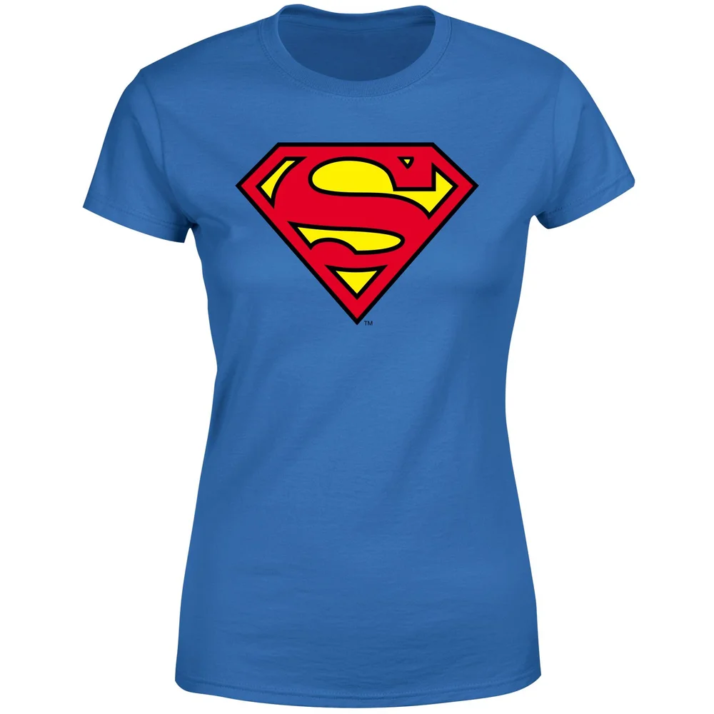 Official Superman Shield Women's T-Shirt - Blue - XS Afbeelding 1