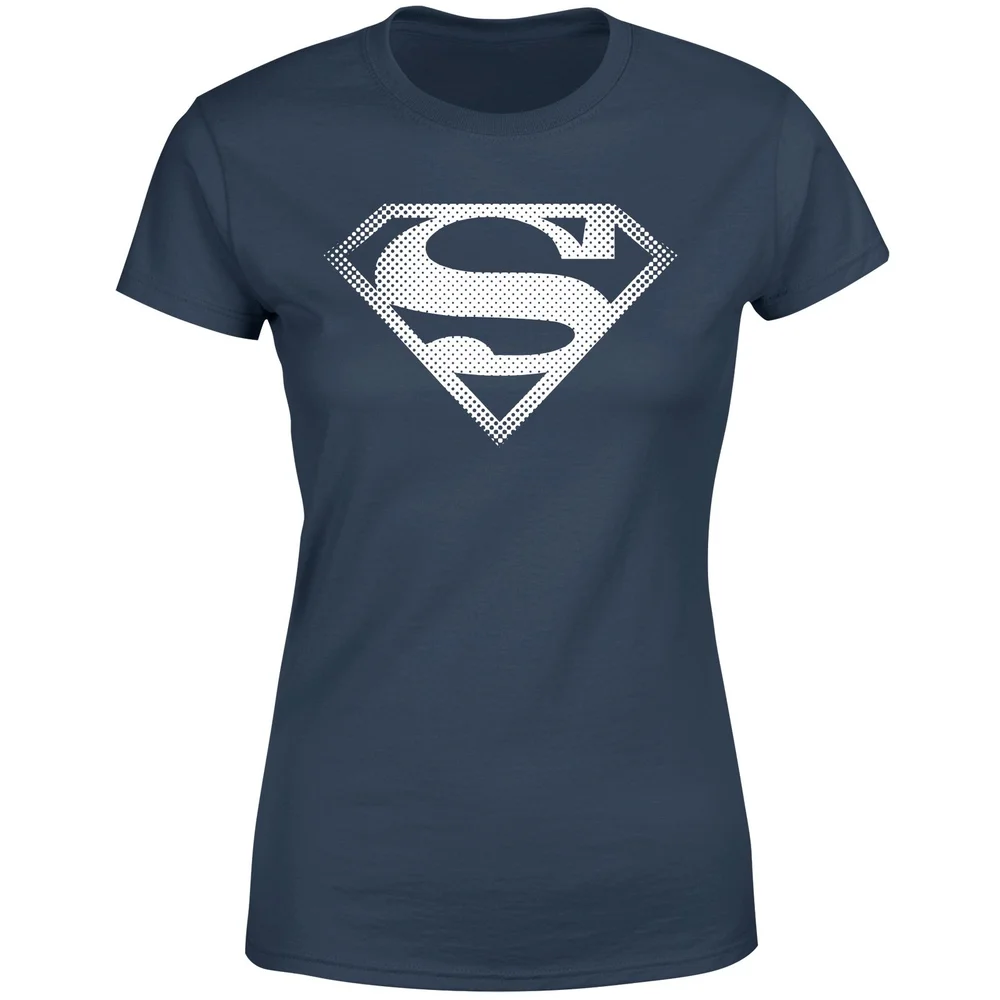 Superman Spot Logo Women's T-Shirt - Navy - XS Afbeelding 1