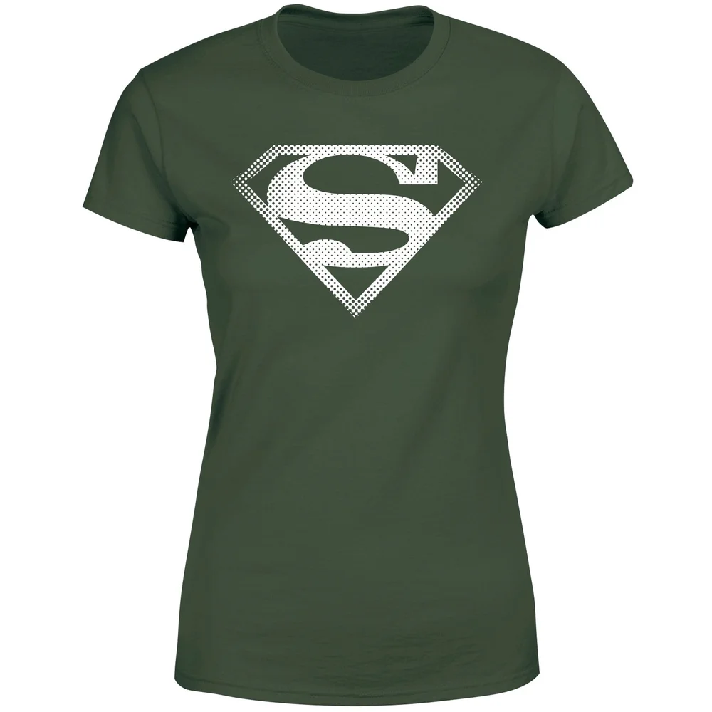 Superman Spot Logo Women's T-Shirt - Green - XS Afbeelding 1