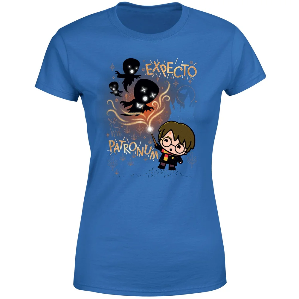 Harry Potter Kids Expecto Patronum Women's T-Shirt - Blue - XS Afbeelding 1