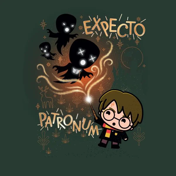 Harry Potter Kids Expecto Patronum Women's T-Shirt - Green
