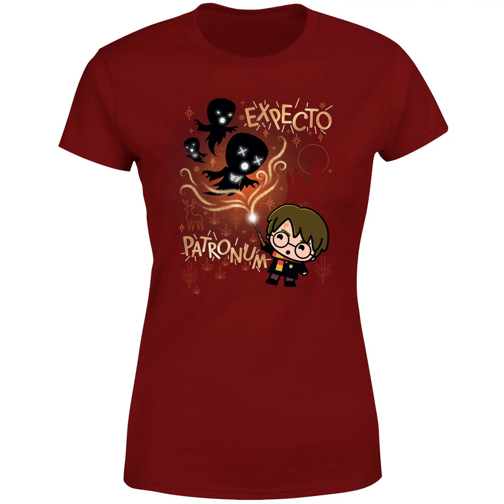 Harry Potter Kids Expecto Patronum Women's T-Shirt - Burgundy - XS Afbeelding 1