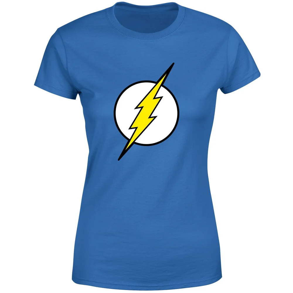 Justice League Flash Logo Women's T-Shirt - Blue - XS Afbeelding 1