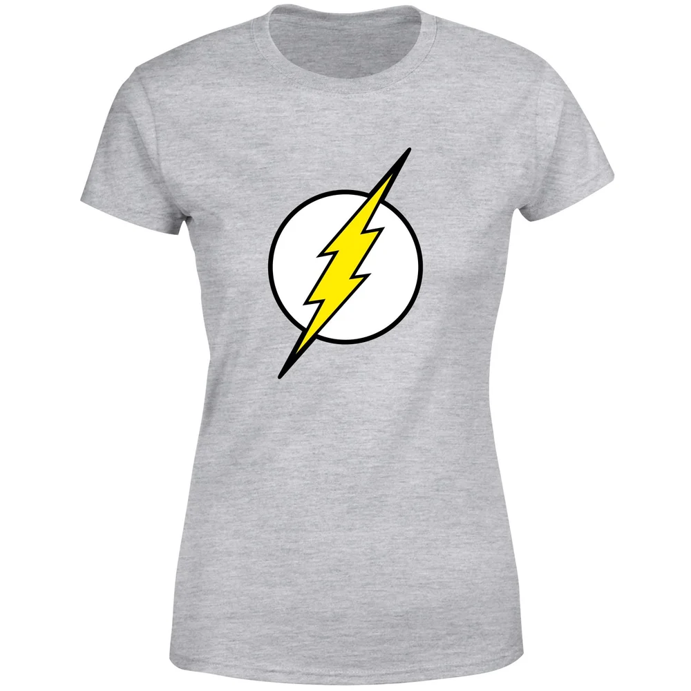Justice League Flash Logo Women's T-Shirt - Grey - XS Afbeelding 1