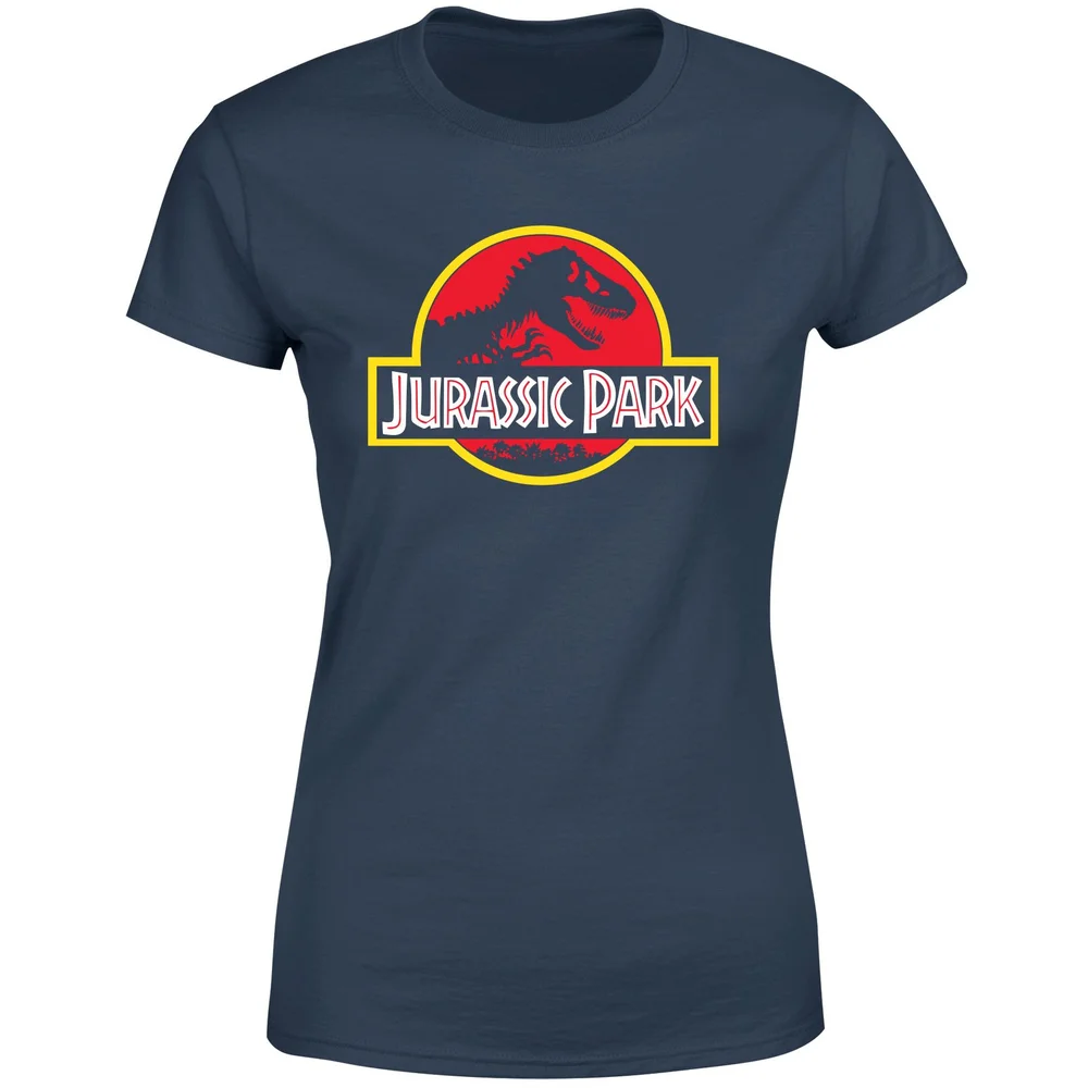 Jurassic Park Logo Women's T-Shirt - Navy - XS Afbeelding 1