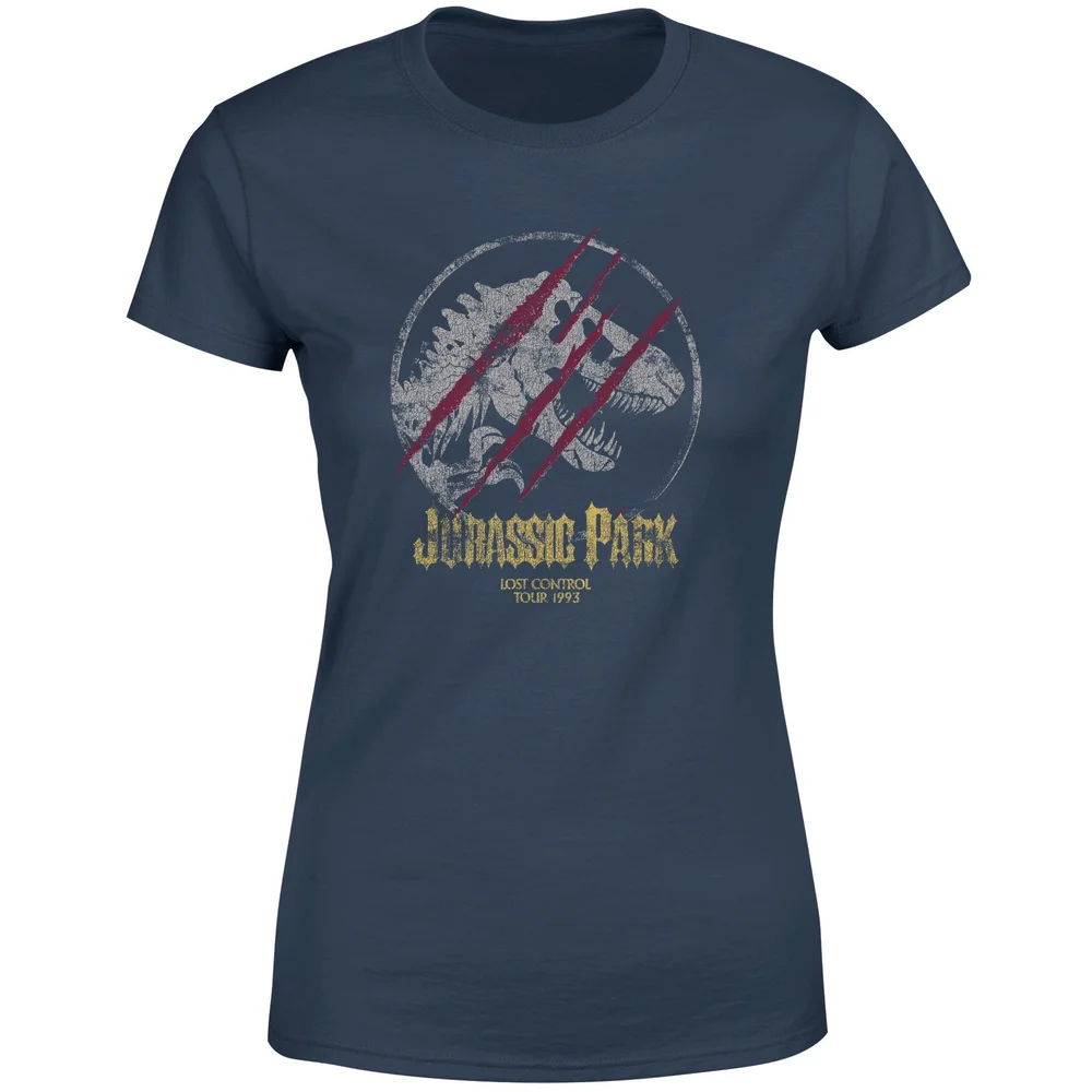 Jurassic Park Lost Control Women's T-Shirt - Navy - XS Afbeelding 1