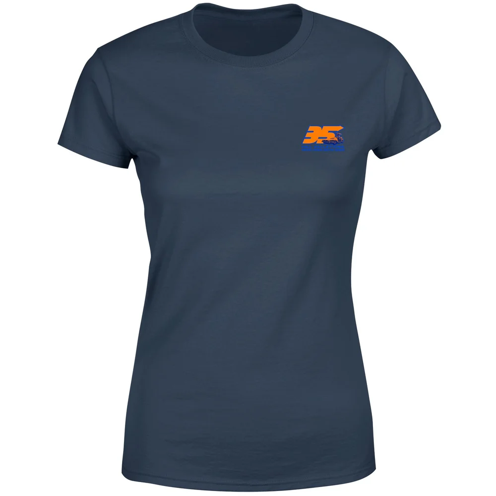 Back To The Future 35 Hill Valley Front Women's T-Shirt - Navy - XS Afbeelding 1