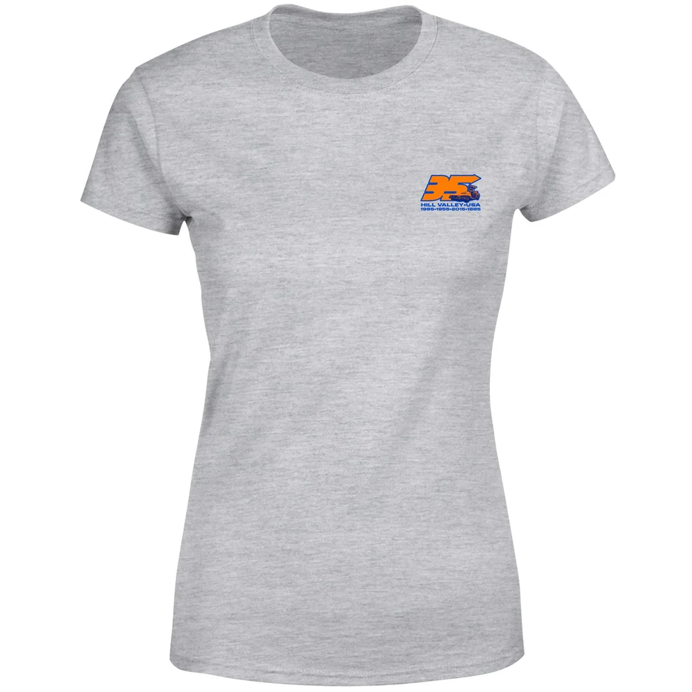 Back To The Future 35 Hill Valley Front Women's T-Shirt - Grey - XS Afbeelding 1