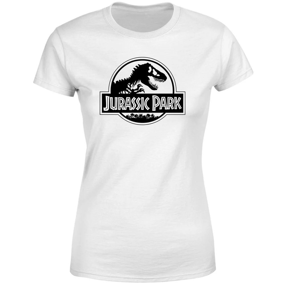 Jurassic Park Logo Women's T-Shirt - White - XS Afbeelding 1
