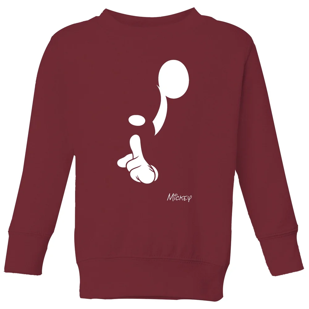 Disney Shush Kids' Sweatshirt - Burgundy - 98/104 (3-4 jaar) Afbeelding 1