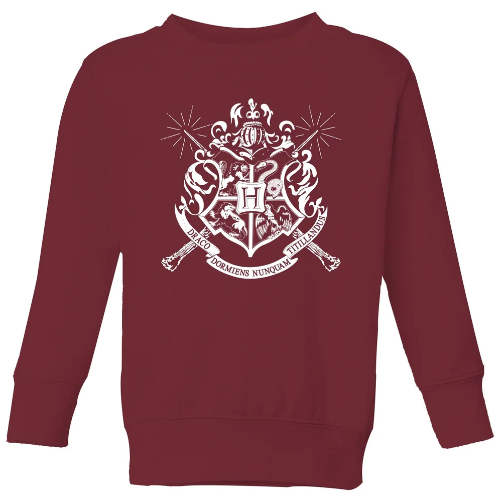 Harry Potter Hogwarts House Crest Kids' Sweatshirt - Burgundy - 134/140 (9-10 jaar) Afbeelding 1