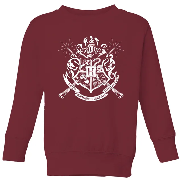 Harry Potter Hogwarts House Crest Kids' Sweatshirt - Burgundy