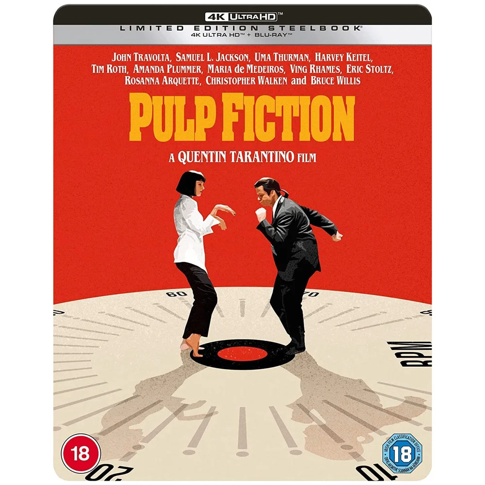 Pulp Fiction Limited Edition Steelbook (Includes Blu-ray) Afbeelding 1