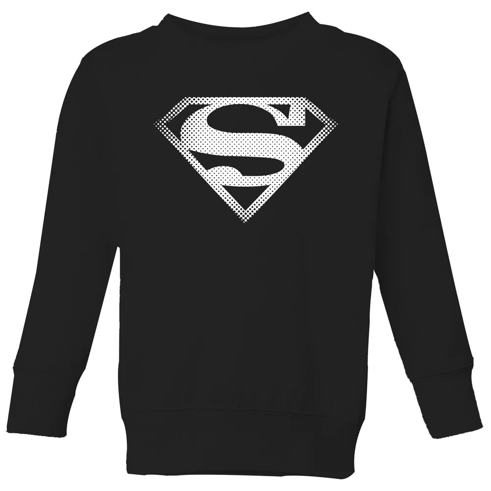 Superman Spot Logo Kids' Sweatshirt - Black - 98/104 (3-4 jaar) Afbeelding 1