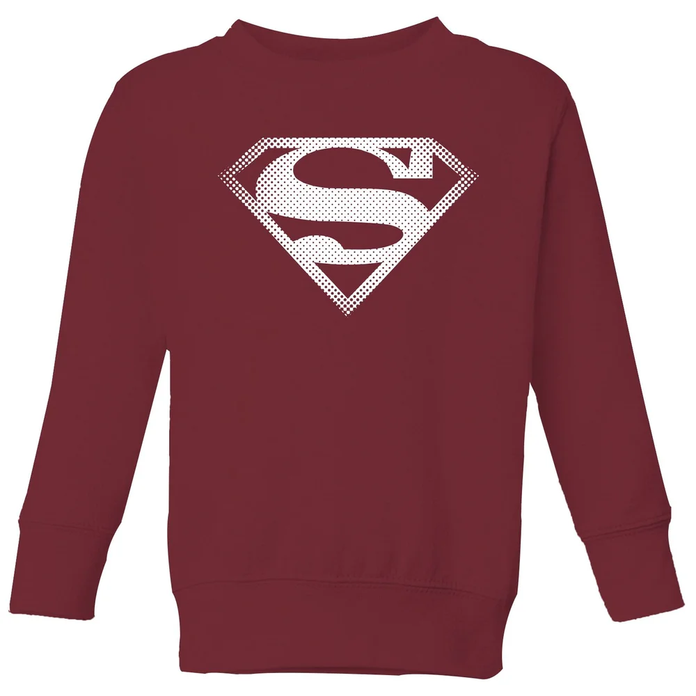 Superman Spot Logo Kids' Sweatshirt - Burgundy - 98/104 (3-4 jaar) Afbeelding 1