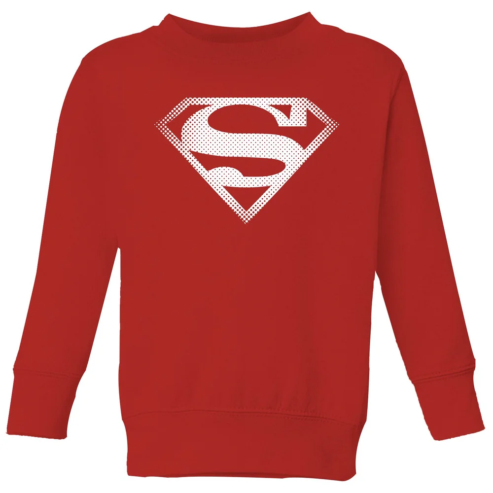 Superman Spot Logo Kids' Sweatshirt - Red - 98/104 (3-4 jaar) Afbeelding 1