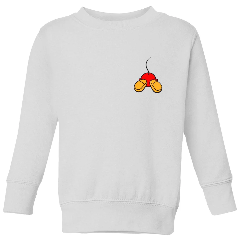 Disney Mickey Mouse Backside Kids' Sweatshirt - White - 98/104 (3-4 jaar) Afbeelding 1