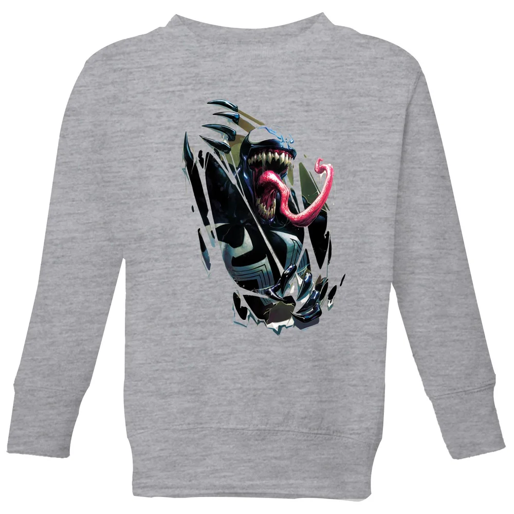 Marvel Venom Inside Me Kids' Sweatshirt - Grey - 98/104 (3-4 jaar) Afbeelding 1