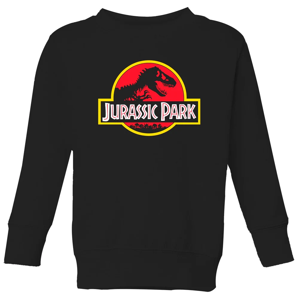 Jurassic Park Logo Kids' Sweatshirt - Black - 98/104 (3-4 jaar) Afbeelding 1