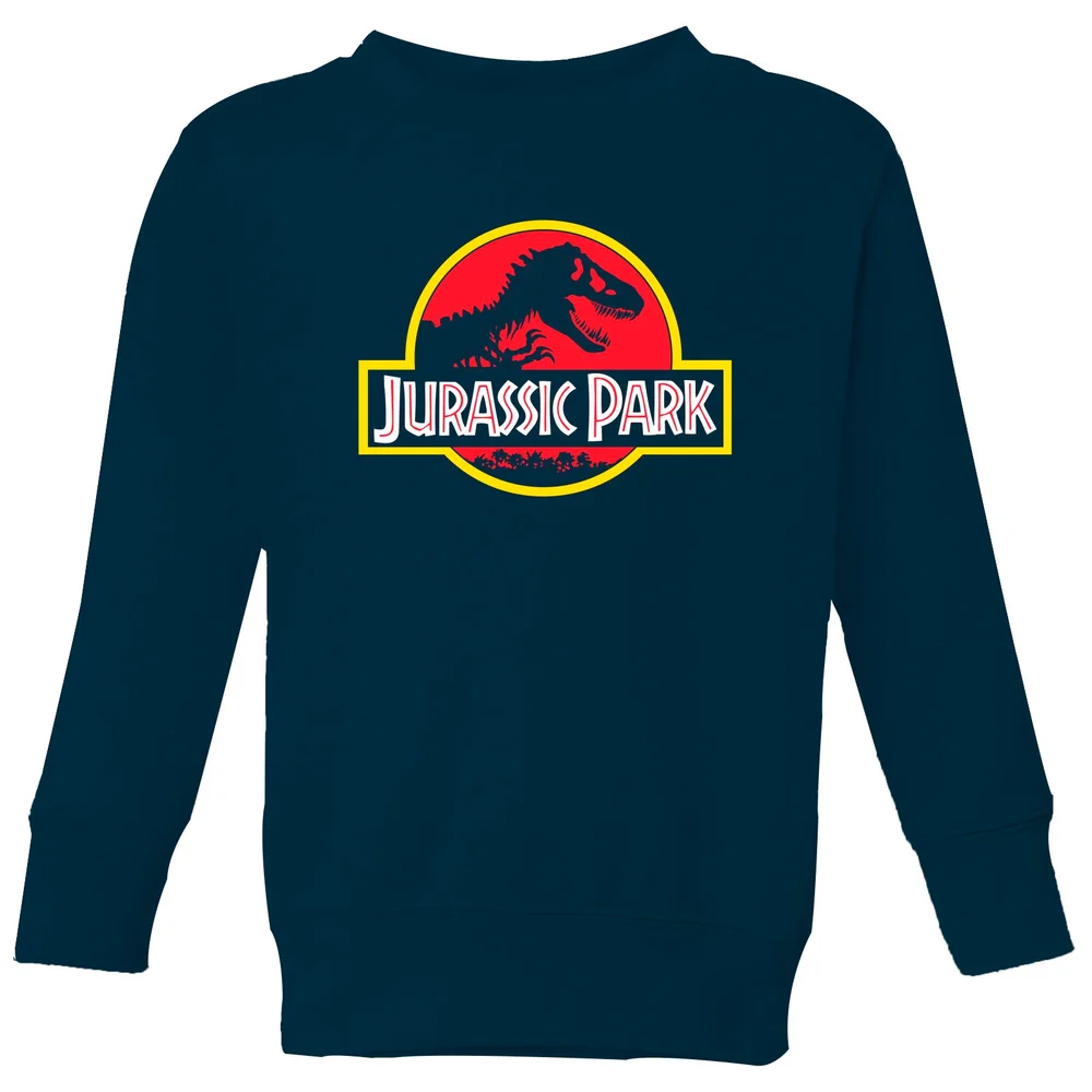 Jurassic Park Logo Kids' Sweatshirt - Navy - 98/104 (3-4 jaar) Afbeelding 1