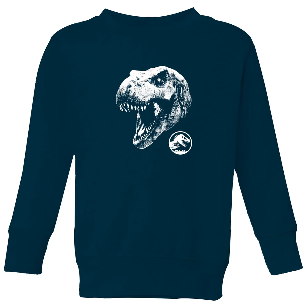 Jurassic Park T Rex Kids' Sweatshirt - Navy - 98/104 (3-4 jaar) Afbeelding 1