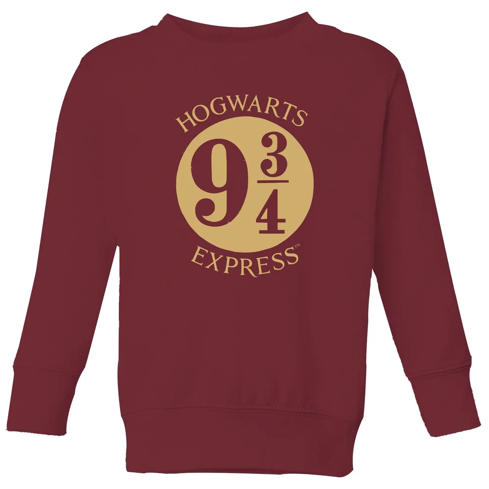 Harry Potter Platform Kids' Sweatshirt - Burgundy - 98/104 (3-4 jaar) Afbeelding 1