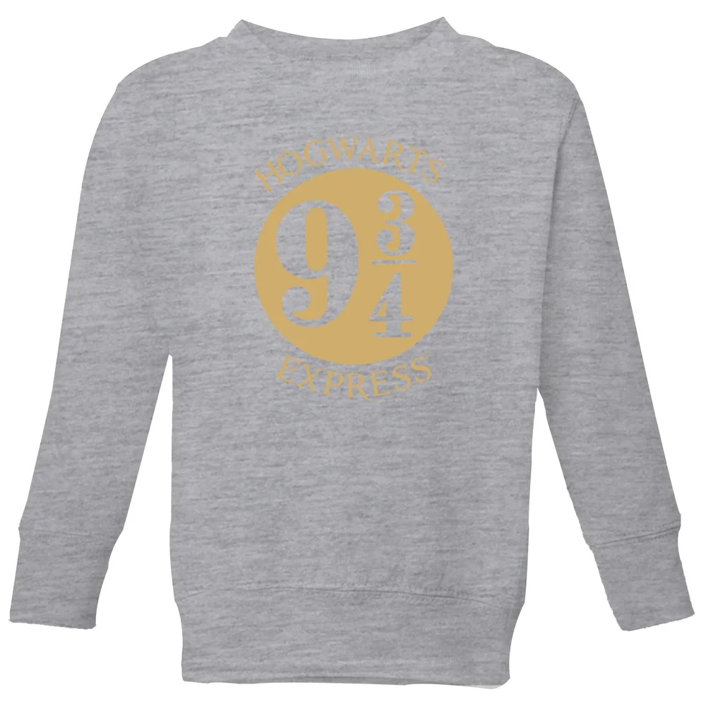 Harry Potter Platform Kids' Sweatshirt - Grey - 98/104 (3-4 jaar) Afbeelding 1
