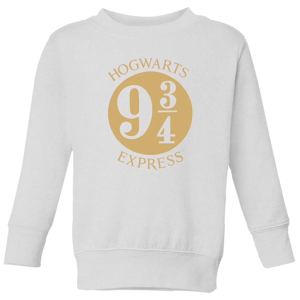 Harry Potter Platform Kids' Sweatshirt - White - 98/104 (3-4 jaar) Afbeelding 1