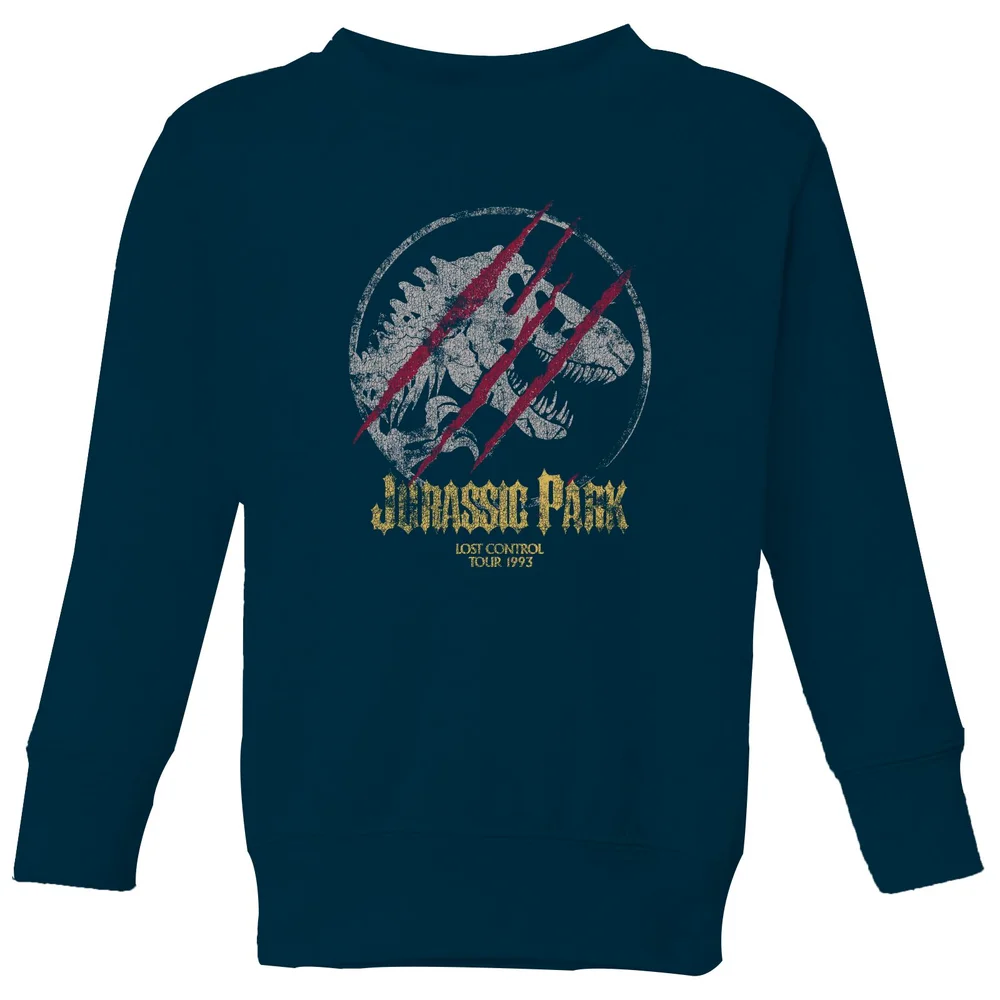 Jurassic Park Lost Control Kids' Sweatshirt - Navy - 98/104 (3-4 jaar) Afbeelding 1