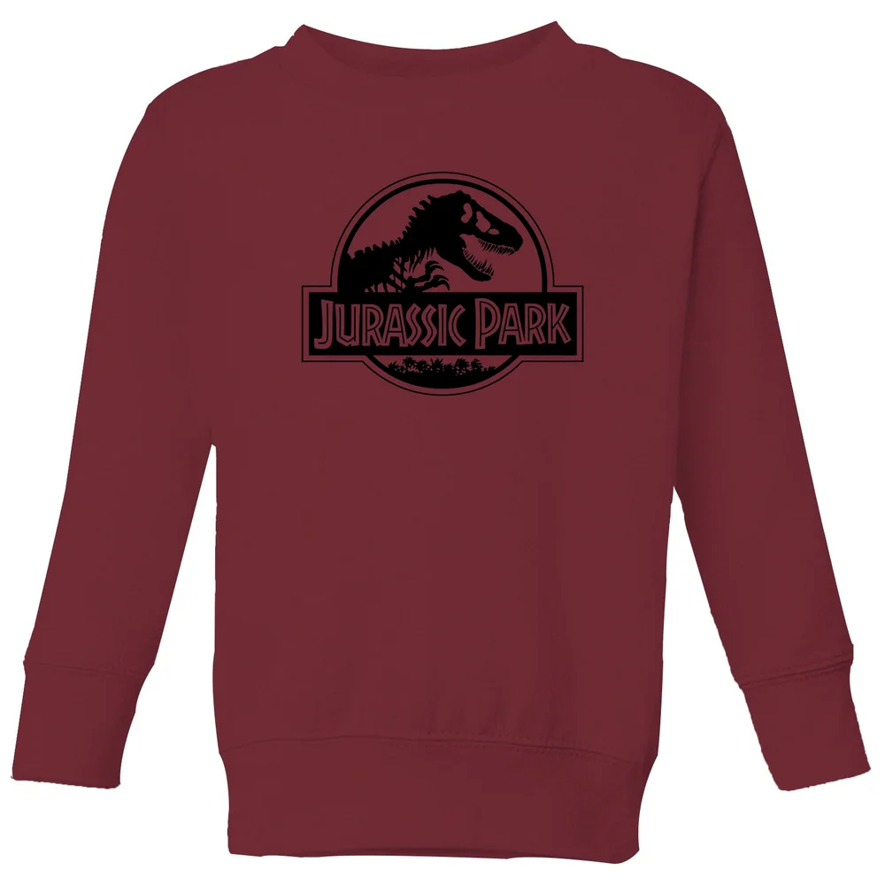 Jurassic Park Logo Kids' Sweatshirt - Burgundy - 98/104 (3-4 jaar) Afbeelding 1